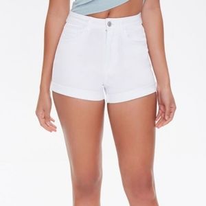 Forever 21 High-Rise Denim Shorts